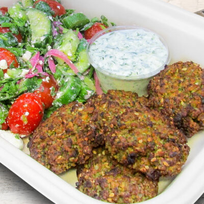 Falafels with Jerusalem Salad