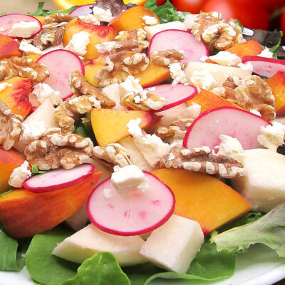 peach jicama salad