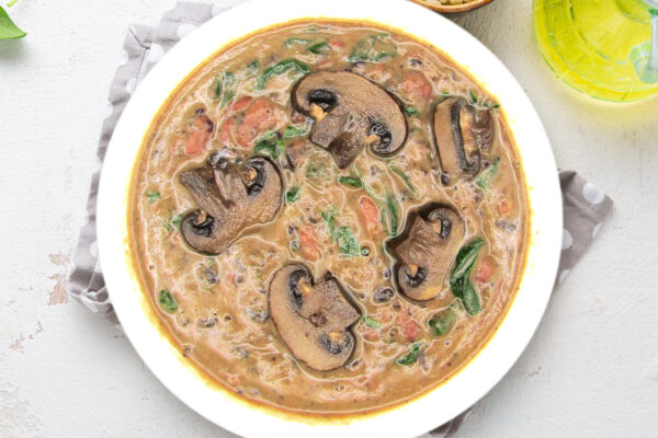 Mushrooms with Wild Rice