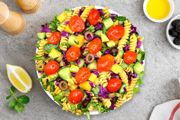 Tomato Basil Pasta Salad