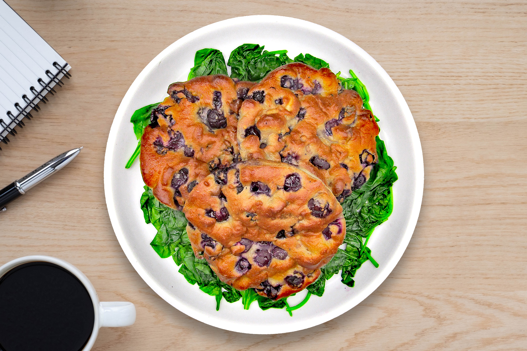 Brain Bright Blueberry Pancakes