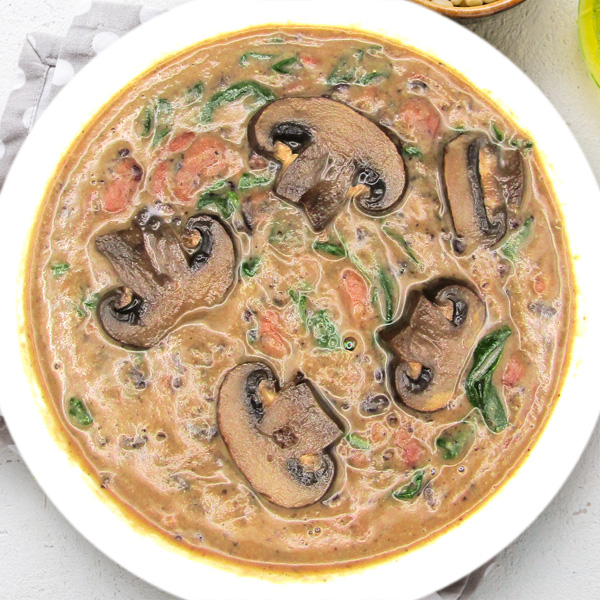 Mushrooms with Wild Rice